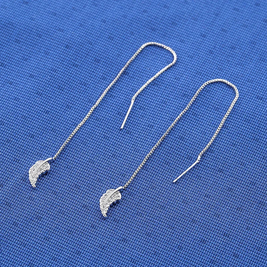 Diamonds Silver Earrings